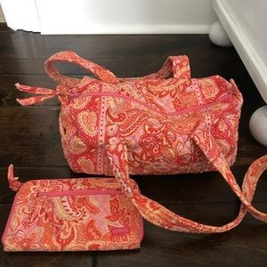 Vera Bradley Handbag and wallet